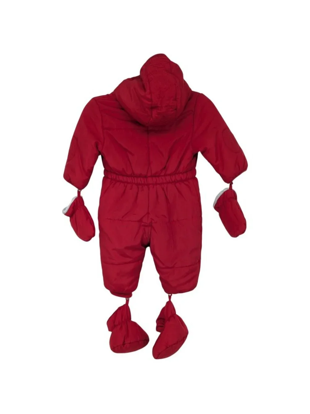 Mayoral Baby Zip Snowsuit Hooded Sherpa Lined Jumpsuit‎ Mittens Booties 9 Months